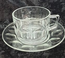 Arcoroc glas kaffekoppar med fat 8 st