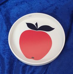 Melaminfat med äpple motiv