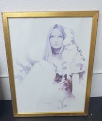 Sara Moon Tjej med en katt