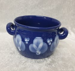 Art Deco  blått krus