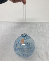 Roma glasbruk stor glaskula i konstglas