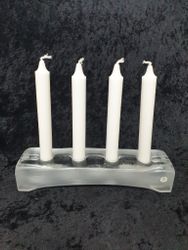kosta Boda adventsljusstake i glas