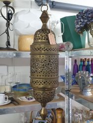 Taklykta/lampa orientalisk mässing
