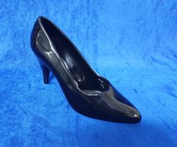svart porslins pumps