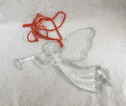 Bertil Vallien Glas ängel med snöre