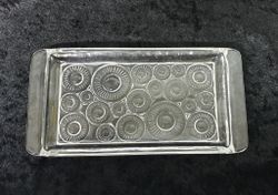 Litet uppläggningsfat i glas DDR