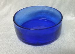 Reijmyre blå glasskål 18 cm i dia