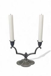 Tenn ljusstake Art Deco