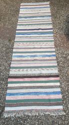 Trasmatta väl använd, Vintage 75x280