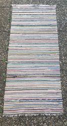 Trasmatta väl använd, Vintage 60x135