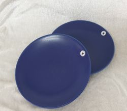 Höganäs M-L indigoblå assietter 20 cm 2 st