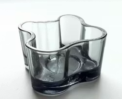 iittala ALVAR AALTO ljuslykta grå
