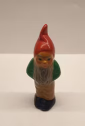 Äldre keramik tomte mini