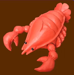 Kräfta med 2 knivar , dekorartion