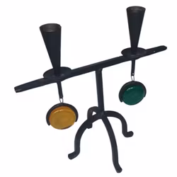 Gunnar Ander smides ljusstake för två ljus