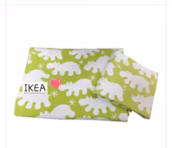 IKEA påslakan med örngott till barn design Eva Lundgreen 2026