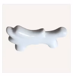 Knivställ  vit porslin vintage 9 stycken