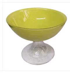 Jelly Bean INGELA BENSON skål på fot GULT