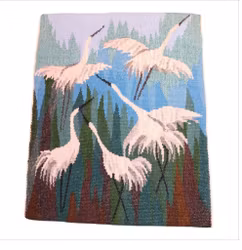 Flamskvävnad 1900-tal TRANOR 32X27 cm