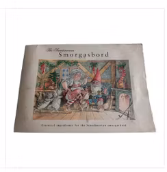 Häfte med 6 bestick i trä "The Scandinavian Smorgasbord"