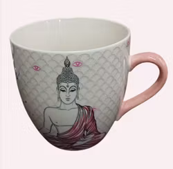 XXL mugg  Indiska Motiv Buddha 1