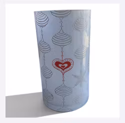 Cylindervas/ljusglas design Olle Brozen 25 cm
