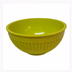 ljusgrön melamin skål RICE  cm dia