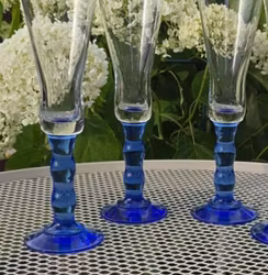 JAZZ champagneglas 9 st Jackie Lynd 80-tal.