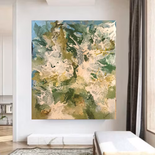 Abstrakt maleri 100x120