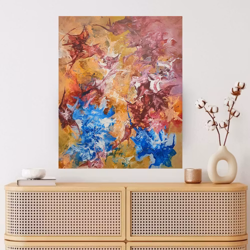 Abstrakt maleri 80x100