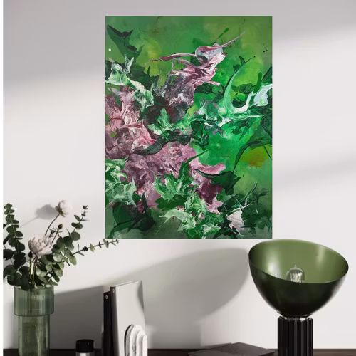 Abstrakt maleri 80x100