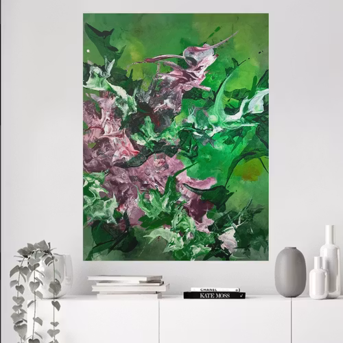 Abstrakt maleri 80x100