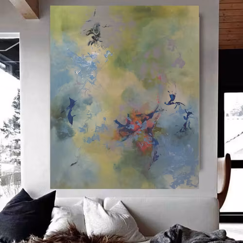 Abstrakt maleri 100x120