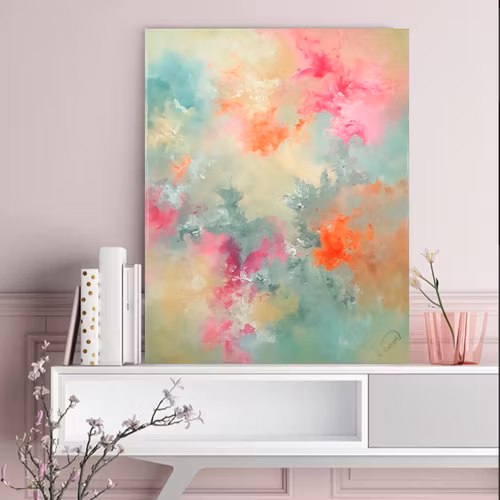 Abstrakt maleri 80x100