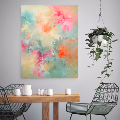 Abstrakt maleri 80x100