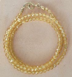 Halsband med citriner