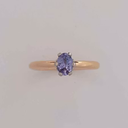 Guldring med Tanzanit