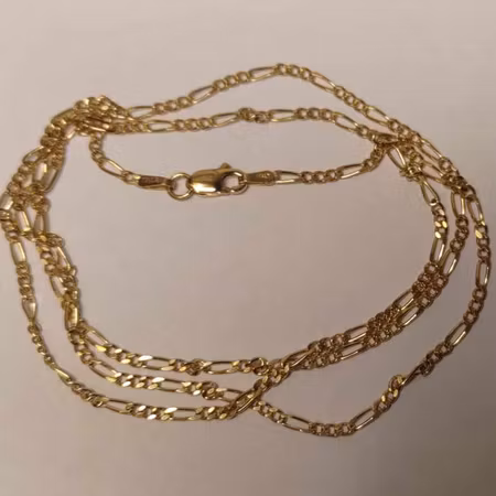 Guldkedja figaro 61 cm