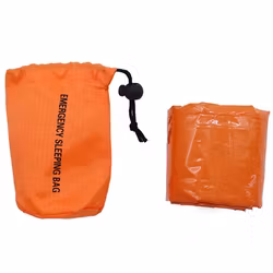 Orange nödsovsäck