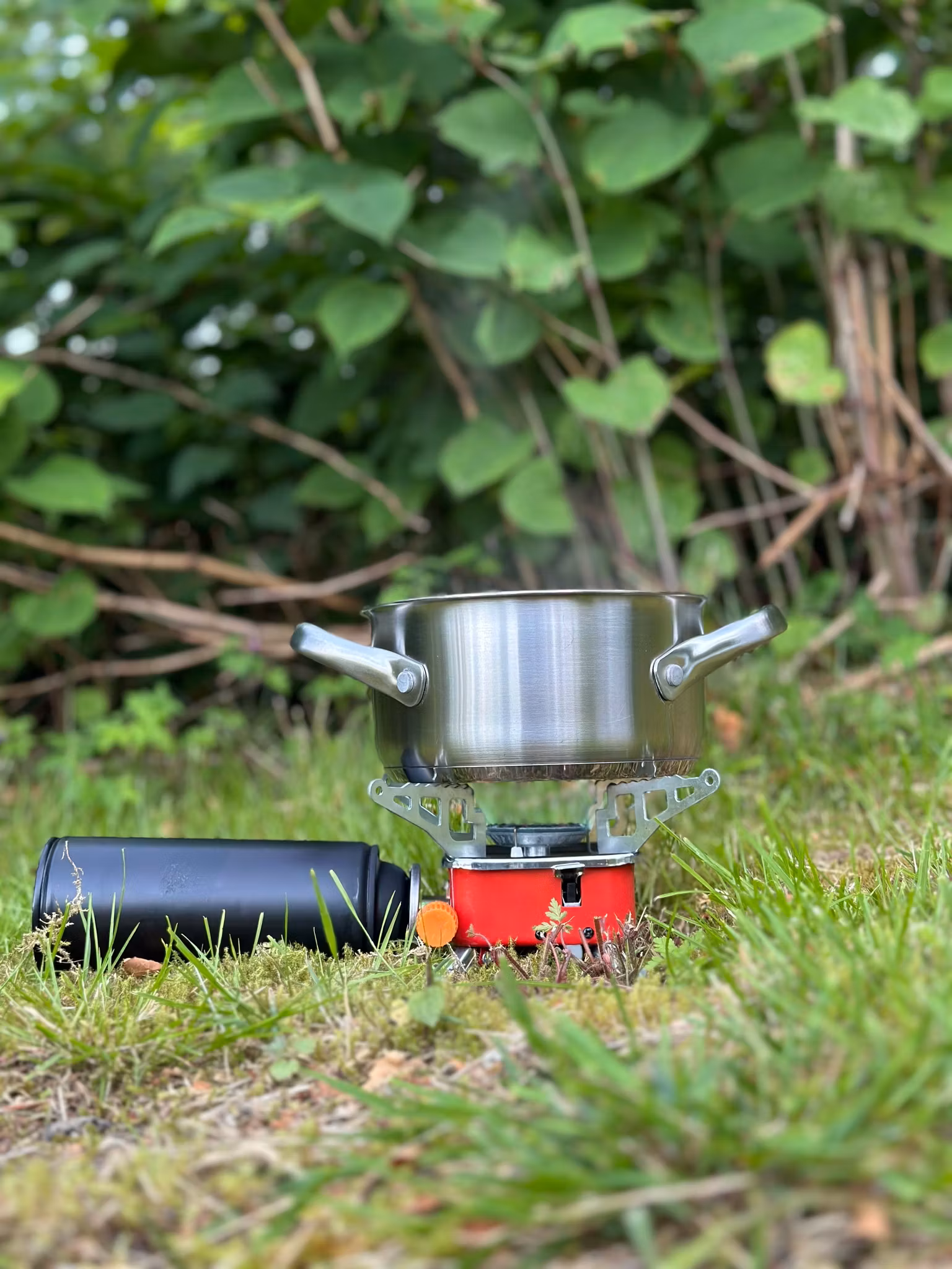 Hopfällbart kompakt gasolkök