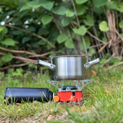 Hopfällbart kompakt gasolkök