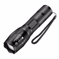 LED-ficklampa med zoom