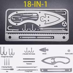 18-i-1 fiske multiverktyg
