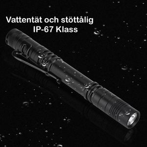 Taktisk ficklampa med LED