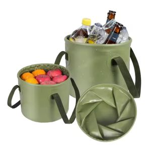 Hopfällbar och vattentät hink