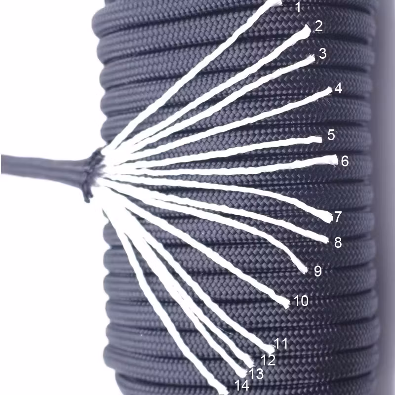 Paracord fallskärmslina | 750 Mil-Spec, 15 meter