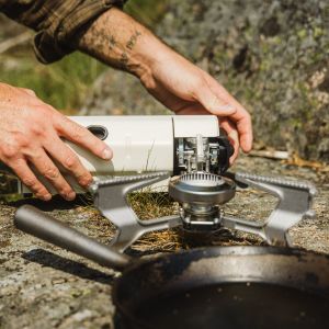 Hopfällbart gasolkök