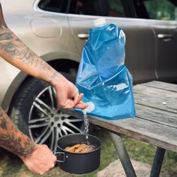 Hopfällbar Vattendunk med tapp - Premium