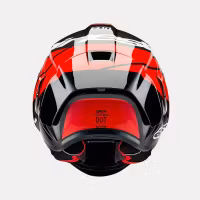 Alpinestars Helmet Supertech R10 Element Black/Carb/Fluo Red/White
