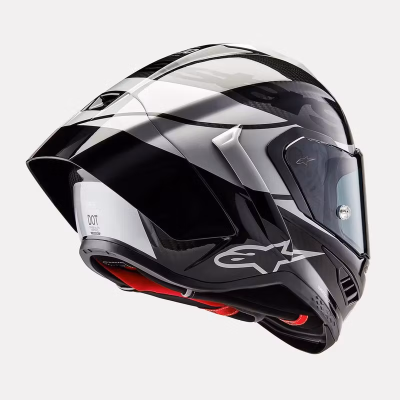 Alpinestars Helmet Supertech R10 Element Black/Carb/Silver